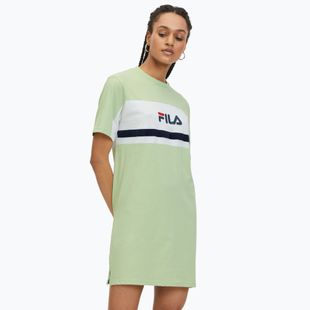 Sukienka FILA Lishui smoke green/bright white