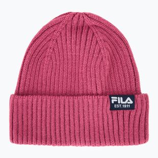 Czapka zimowa FILA Butte Fisherman Beanie With Flag Logo red violet