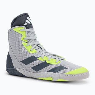 Buty zapaśnicze męskie Adizero team light grey/ team onix/ team sollar yellow 2