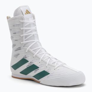 Buty bokserskie adidas Box Hog 4 cloud white/collegiate green/core black