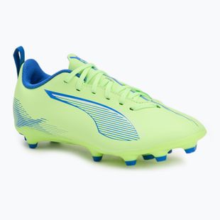 Buty piłkarskie dziecięce PUMA Ultra 5 Play FG/AG Jr fizzy apple/puma white