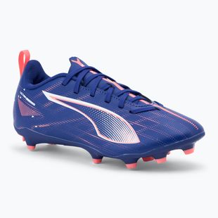 Buty piłkarskie dziecięce PUMA Ultra 5 Play FG/AG Jr lapis lazuli/puma white/sunset glow