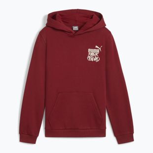 Bluza dziecięca PUMA ESS+MIS 90s Hoodie FL intense red