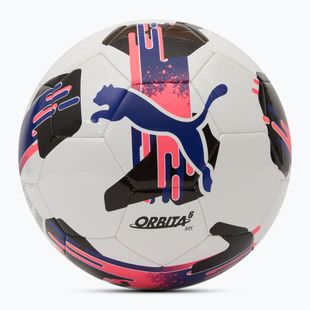 Piłka do piłki nożnej PUMA Orbita 6 MS puma white/lapis lazuli/sunset glow rozmiar 5