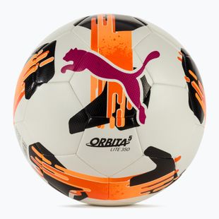 Piłka do piłki nożnej PUMA Orbita 5 Fusion Lite 350 puma white/multicolor rozmiar 5