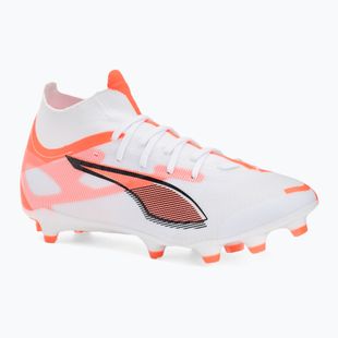 Buty piłkarskie męskie PUMA Ultra 5 Match+ FG/AG puma white/puma black/glowing red