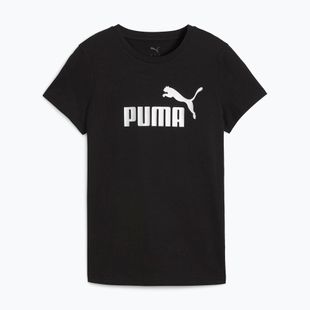Koszulka damska PUMA ESS Metallic No. 1 Logo Tee puma black/metallic silver
