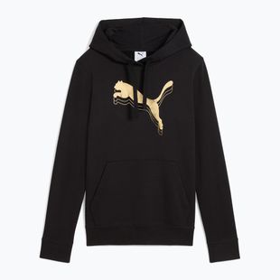 Bluza damska PUMA ESS Metalic Hoodie TR puma black/metallic gold
