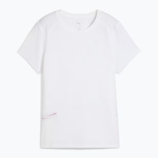 Koszulka do biegania damska PUMA Run Graphic Mesh Tee puma white
