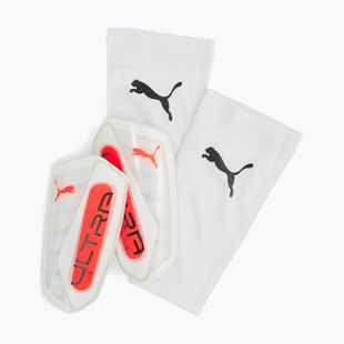 Ochraniacze na golenie PUMA Ultra Flex Sleeve puma white/glowing red