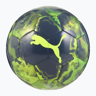 Piłka do piłki nożnej PUMA Cup Graphic yellow alert/green glare/galactic grey rozmiar 5