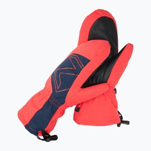 Rękawice narciarskie dziecięce ZIENER Lavalino Aquashield AW Mitten fiery red