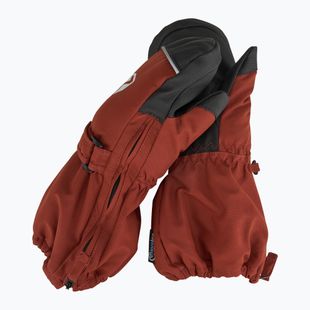 Rękawice narciarskie dziecięce ZIENER Lanup Aquashield AW Minis woody brown