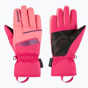 Rękawice narciarskie dziecięce ZIENER Lavivi-Z AS pop pink