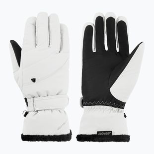 Rękawice narciarskie damskie ZIENER Keaka-Z Aquashield PR white