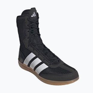 Buty bokserskie męskie adidas Box Hog Wide black/white