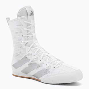 Buty bokserskie adidas Box Hog 4 white/silver