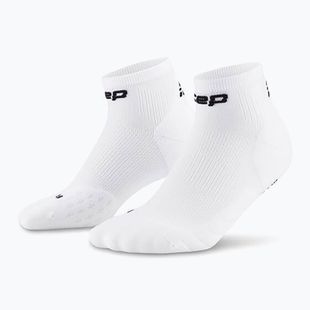 Skarpety kompresyjne damskie CEP Run Low Cut 5.0 white