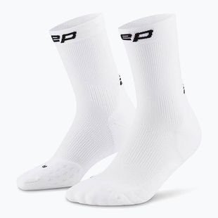 Skarpety kompresyjne damskie CEP Run Mid Cut 5.0 white