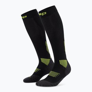 Skarpety kompresyjne męskie CEP Run Tall 5.0 black/lime