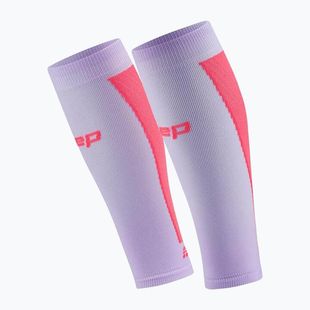 Opaski kompresyjne na łydki damskie CEP Ultralight Calf 4.0 lilac/pink