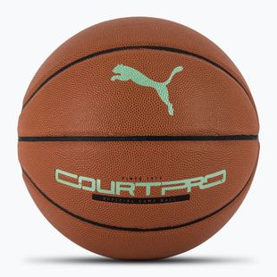 Piłka do koszykówki PUMA teamJAWS Court Pro Basketball leather brown/dark shadow rozmiar 7