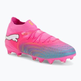 Buty piłkarskie dziecięce PUMA Future 9 Pro FG/AG Jr poison pink/puma wht/sun stream/bright aqua/puma blk