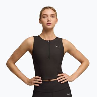 Top do biegania damski PUMA Run Lightstride Crop Top puma black
