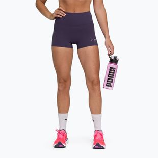 Spodenki treningowe damskie PUMA x HYROX Shapeluxe 3" Tight deep plum