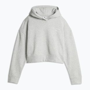 Bluza damska PUMA Hyrox World Cropped Hoodie light grey
