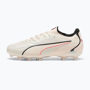 Buty piłkarskie PUMA King 20 Pro FG/AG sugared almond/puma black/ultra red