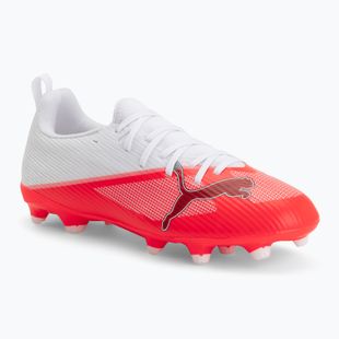 Buty piłkarskie dziecięce PUMA Ultra 7 Match FG/AG Jr ultra red/puma black/puma white