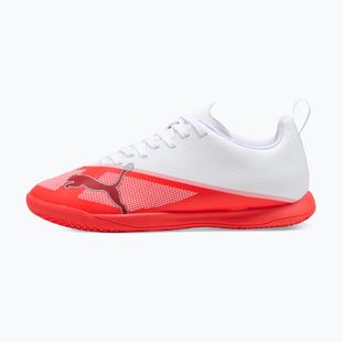 Buty piłkarskie dziecięce Puma Ultra 7 Play IT Jr Ultra Red/Puma Black/Puma White