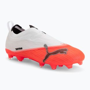 Buty piłkarskie dziecięce PUMA Ultra Nitro 7 Ultimate LL FG/AG Jr ultra red/puma black/puma white