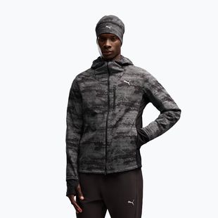 Kurtka do biegania męska PUMA Run Brightstride AOP Primaloft puma black