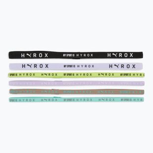 Opaski na głowę PUMA Hyrox Hairbands 6 szt. black