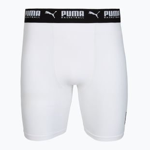 Spodenki koszykarskie męskie PUMA Hoops Team Baselayer puma white