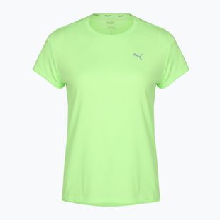 Koszulka do biegania damska PUMA Run Favorite Heather green/neon