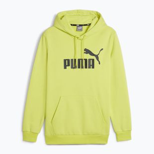Bluza męska PUMA Essentials Big Logo Hoodie FL lime sheen