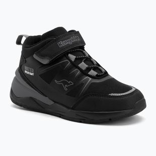 Buty dziecięce KangaROOS KD-Turn Mid EV jet black/steel grey