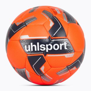 Piłka do piłki nożnej uhlsport 290 Ultra Lite Addglue fluo orange/marine/silber rozmiar 3
