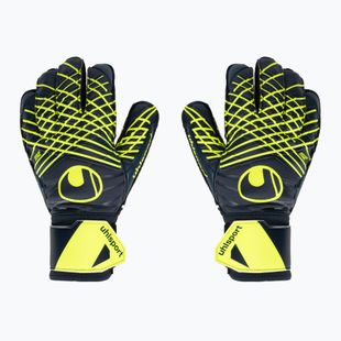 Rękawice bramkarskie uhlsport Prediction Soft Pro black/white/fluo orange