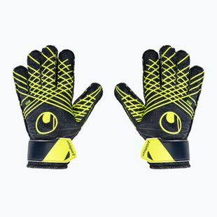 Rękawice bramkarskie uhlsport Prediction Starter Soft black/white/fluo orange