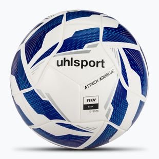 Piłka do piłki nożnej uhlsport Attack Addglue white/dark blue/blue rozmiar 5