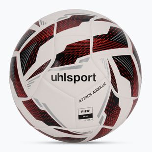 Piłka do piłki nożnej uhlsport Attack Addglue white/black/fluo red rozmiar 5
