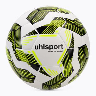 Piłka do piłki nożnej uhlsport Pro Addglue white/black/fluo yellow rozmiar 5