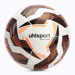 Piłka do piłki nożnej uhlsport Resist Synergy white/black/fluo orange rozmiar 5