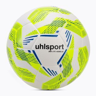 Piłka do piłki nożnej uhlsport 350 Lite Addglue white/fluo yellow/dark blue rozmiar 5