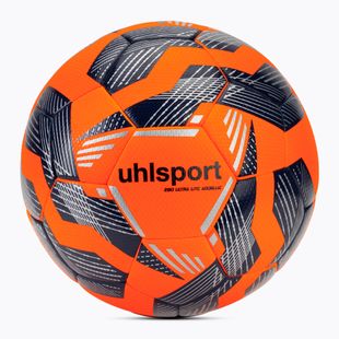 Piłka do piłki nożnej uhlsport 290 Ultra Lite Addglue fluo orange/navy/silver rozmiar 4