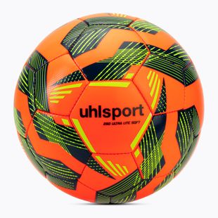 Piłka do piłki nożnej uhlsport Ultra Lite Soft 290 fluo orange/navy/fluo yellow rozmiar 4